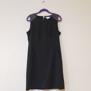 Black formal work dress